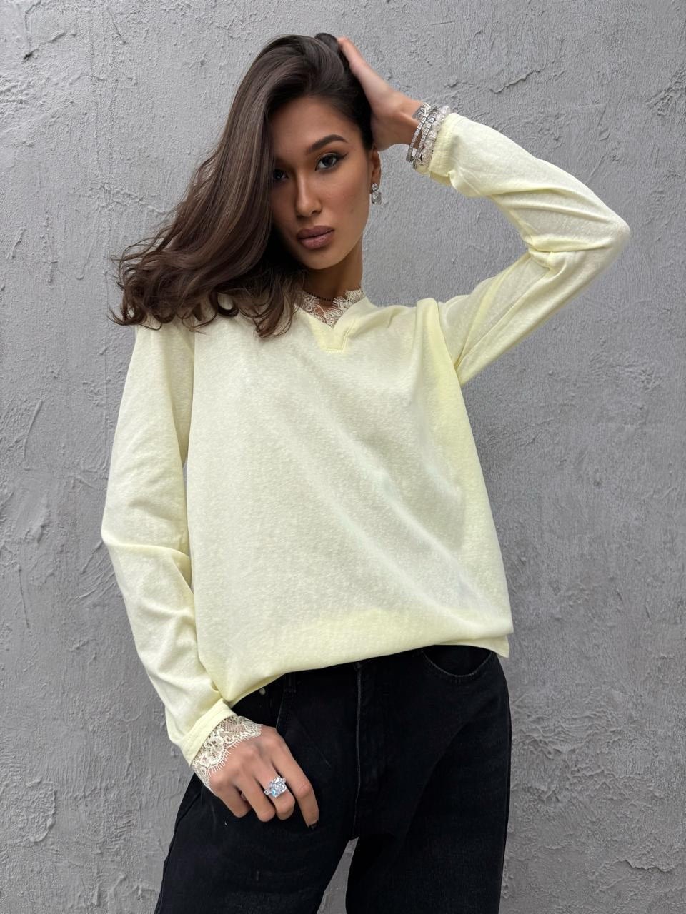 женская кофта,белая блуза с v-образным вырезом с кружевной отделкой,джемпера женские,блузка с кружевной отделкой,свитер с кружевом