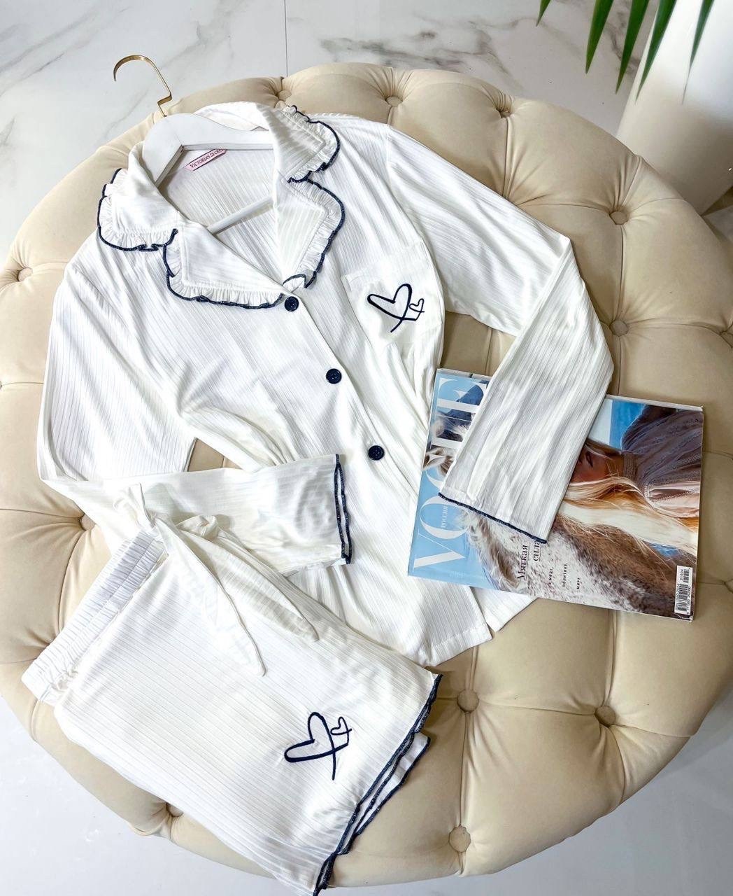 стильная пижама,пижама виктории сикрет,женская пижама victoria’s secret 44-50 хлопок,пижама женская,пижама со штанами хлопок