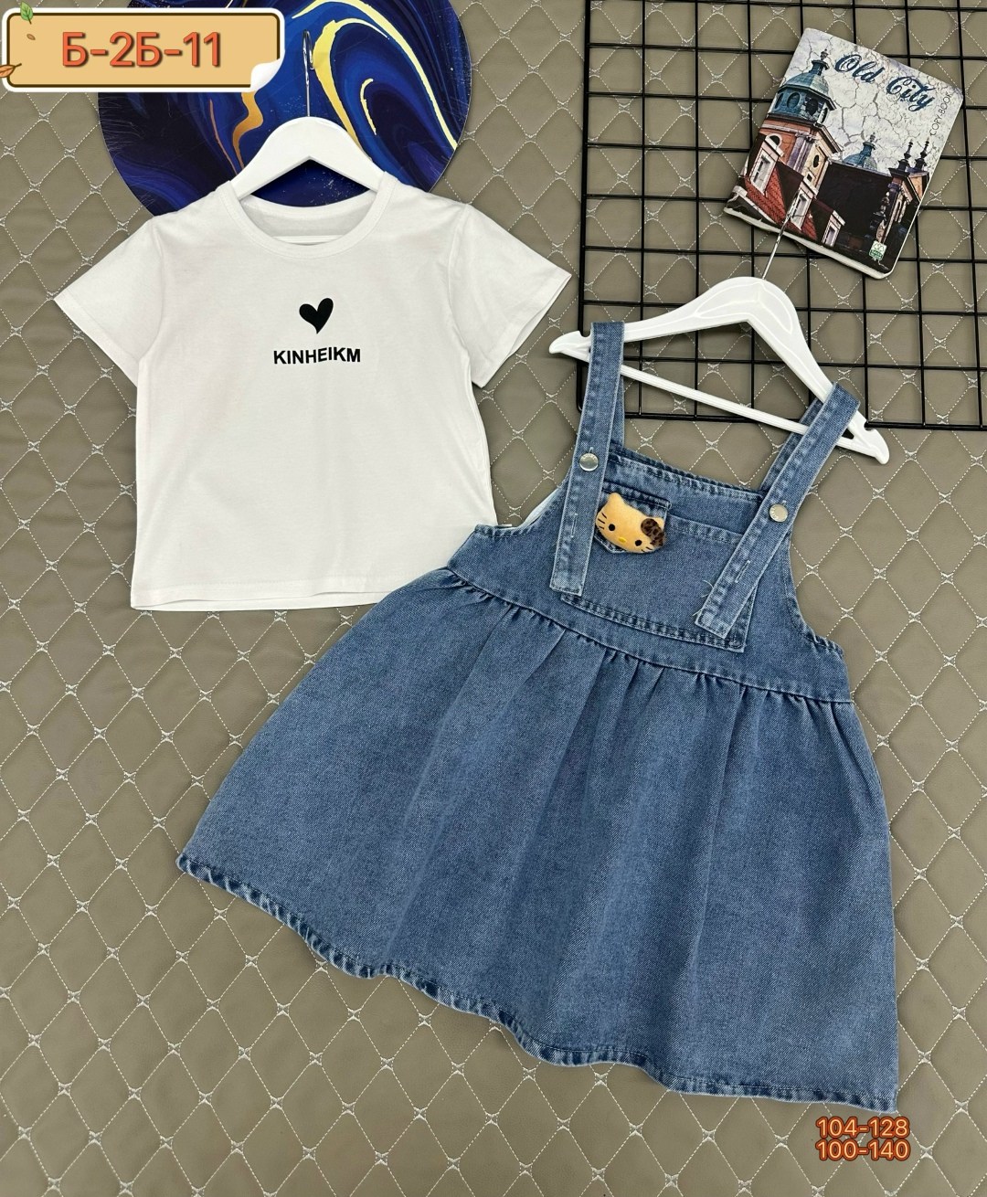 джинсовый сарафан для девочки,детские сарафаны,детские костюмы,платья для девочек,летний костюм для девочек