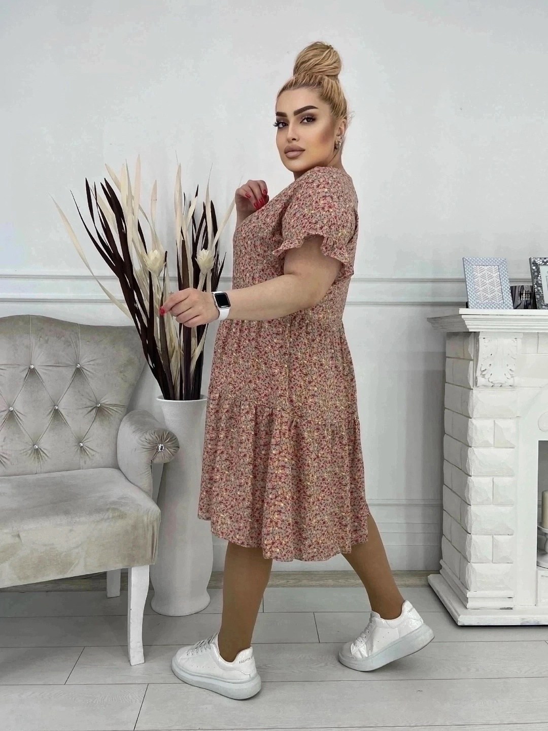 платье летнее свободное,платье свободного фасона,платье из штапеля,свободное платье,платье женской