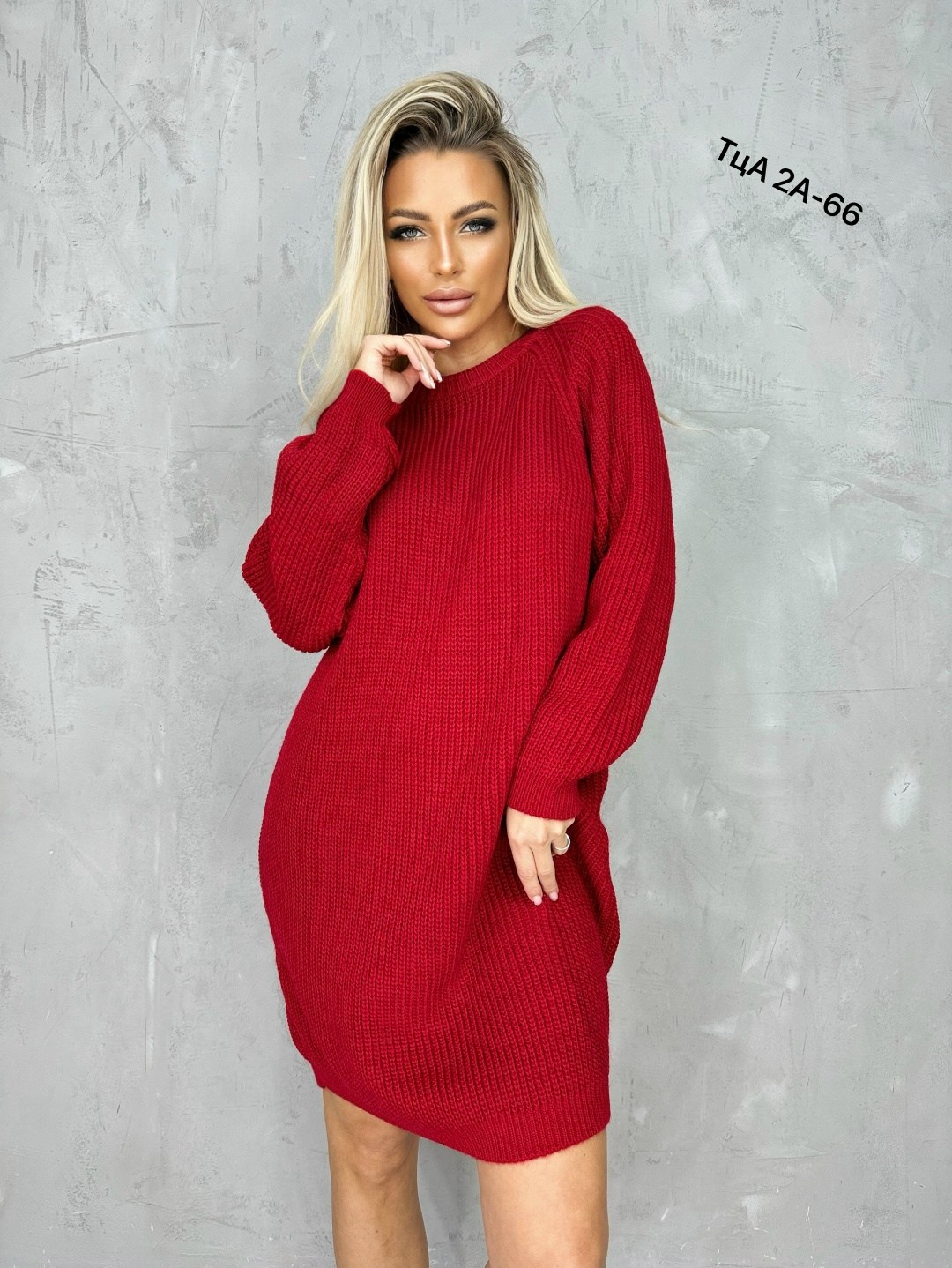 платье свитер оверсайз вязаное офисное,женское платье вязаное,платья вязаная,туника вязаный,платье вязаное свободное красное