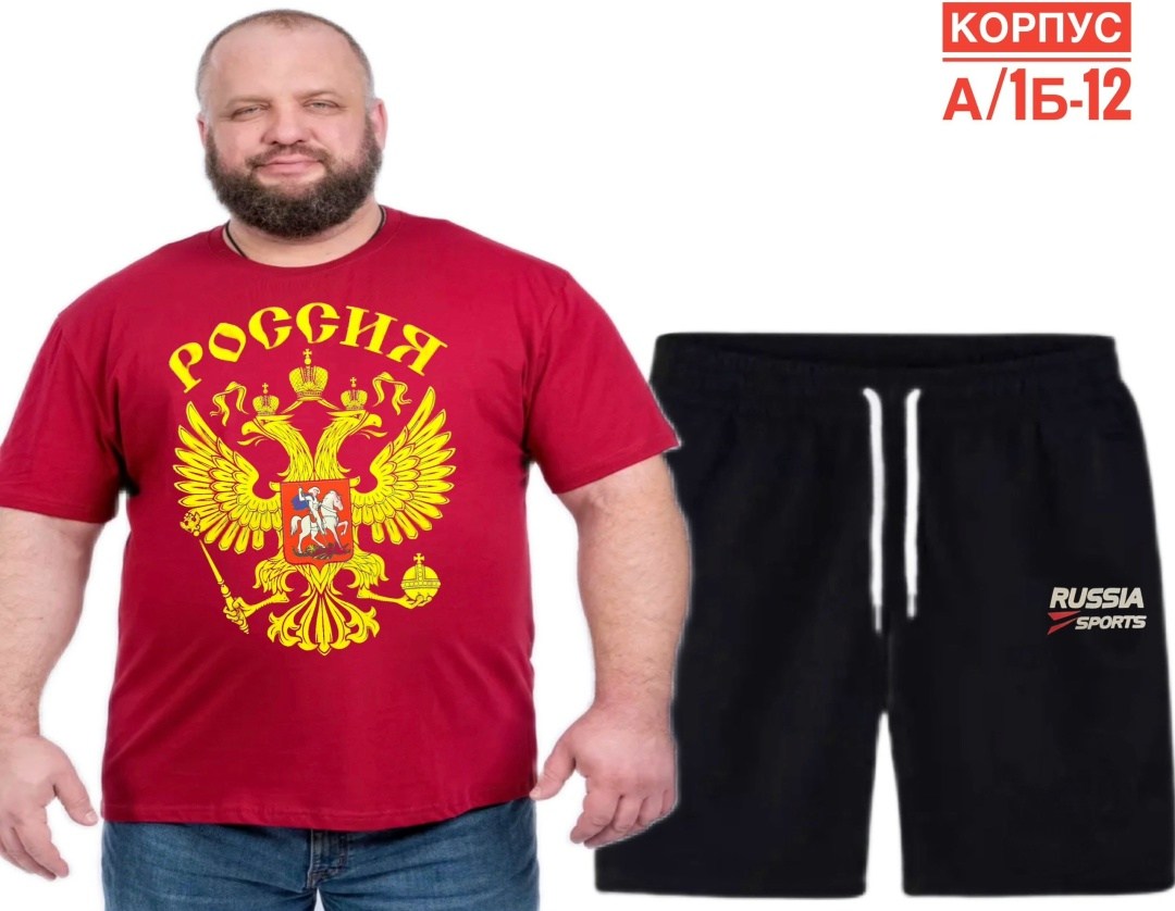 костюм для мужчин,костюм спортивный мужской,футболка герб россии,футболка с гербом,футболка с российским гербом