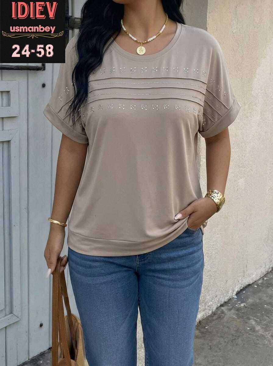 футболки женская,женская футболка больших размеров,женская кофта,футболки большие размеры со стразами,футболка со стразами больших размеров