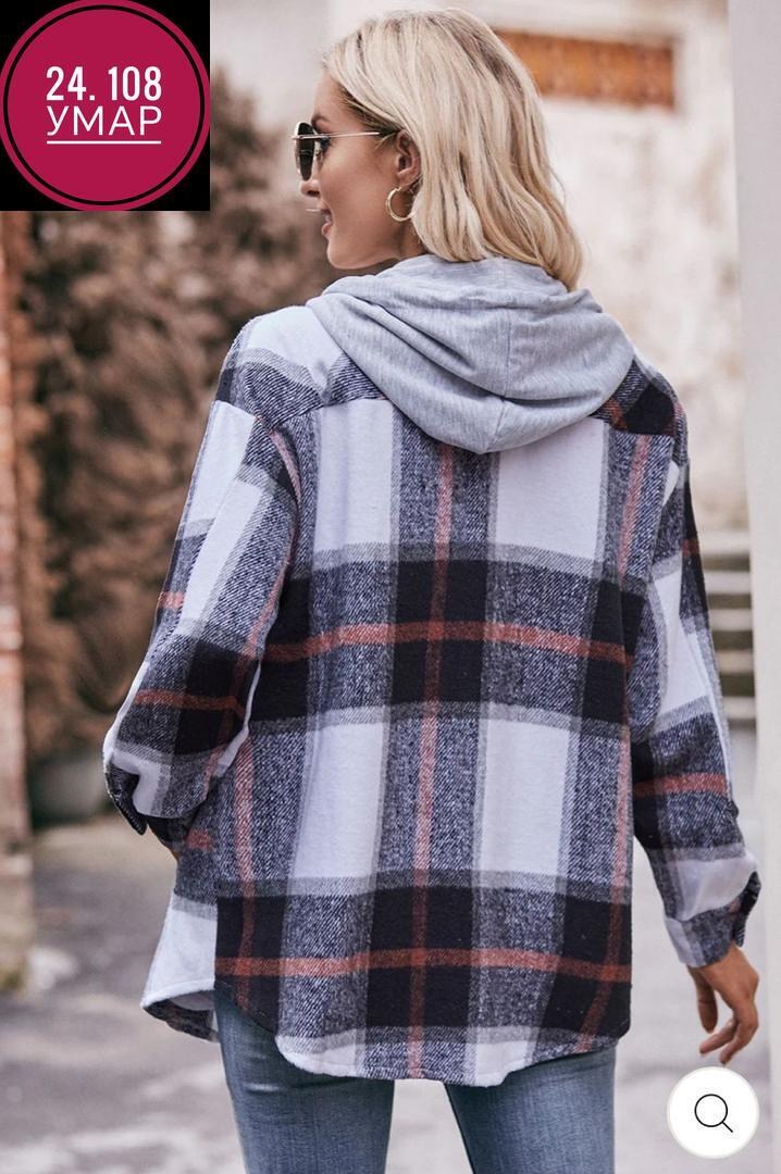 рубашка теплая,рубашка с капюшоном,рубашка женская в клетку теплая,рубашка женская,рубашка женская теплая