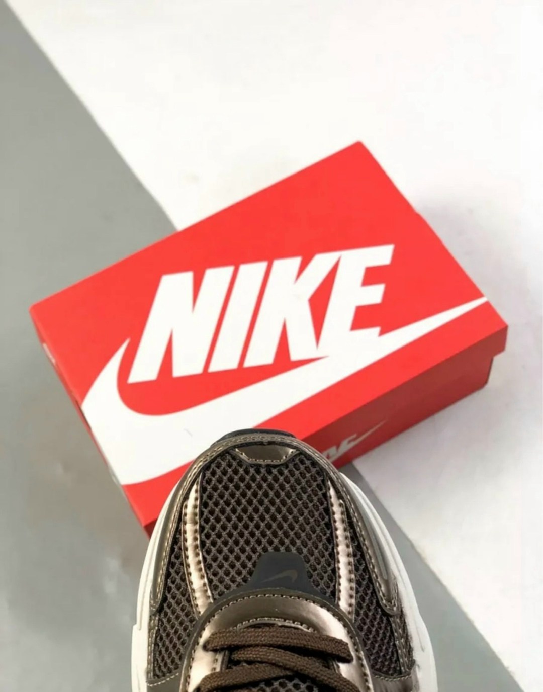 кроссовки nike v 2 k run,кроссовки nike,женские повседневные кроссовки nike v2k run коричневый,кроссовки,женские кроссовки nike