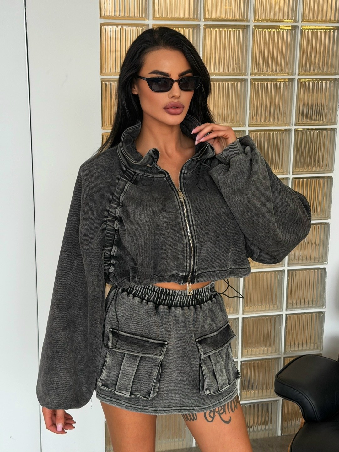 костюм с юбкой,джинсовые костюмы,джинсовый костюм с юбкой,юбка с карманами