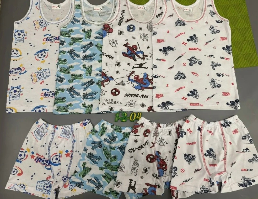 комплект белья для мальчиков байкар,комплект маек,майка детская,комплект майка и трусы для мальчика,майка для мальчик