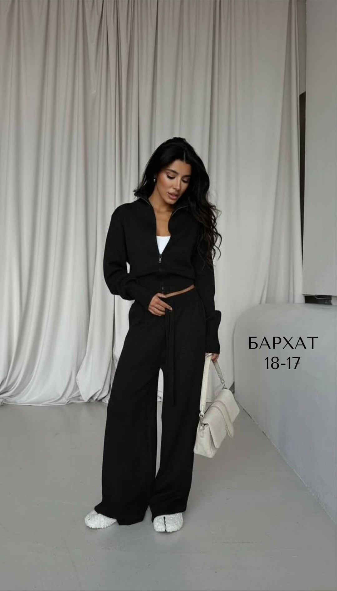 вязаный брючный костюм,трикотажные костюмы женские,трикотажные костюмы,костюм теплый трикотажный вязаный с брюками stella polare,костюм вязаный с брюками stilniy shop