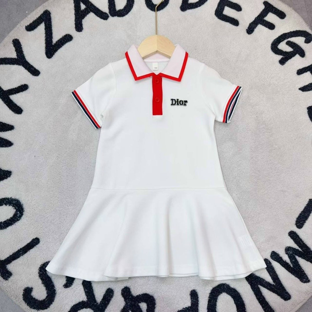 платье для девочки,детское платье с коротким рукавом в стиле тенниски,поло платье для девочки,спортивное платье для девочек,белое платье для девочки