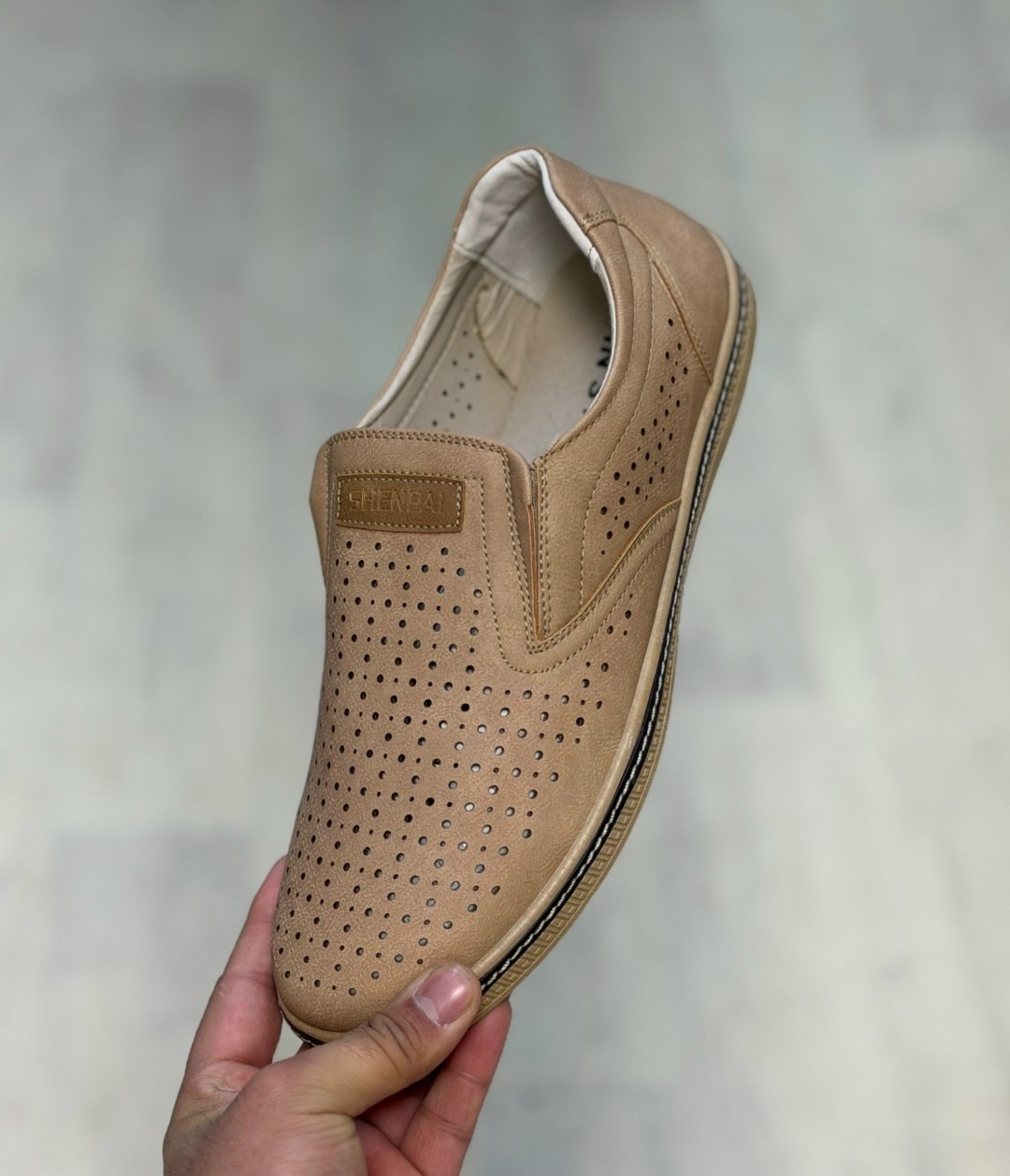 ,туфли мужские летние кожаные с перфорацией,туфли мужские,мокасины с перфорацией,мужская