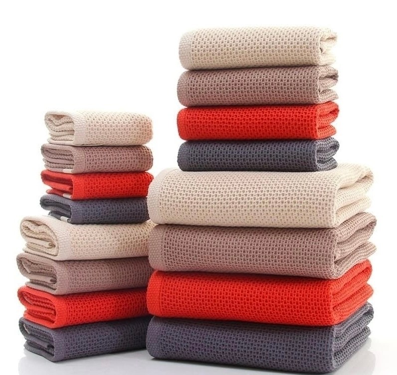 набор хлопковых полотенец,маленькое полотенце,полотенца для рук,набор вафельные полотенца,кухонные хлопковые полотенца