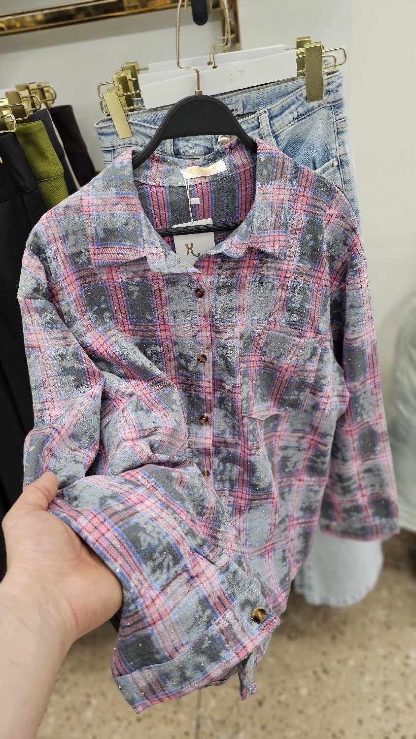 женская рубашка в клетку,рубашка в клетку,рубашка женская оверсайз в клетку,женская рубашка,рубашка miu miu оверсайз в клетку варенка