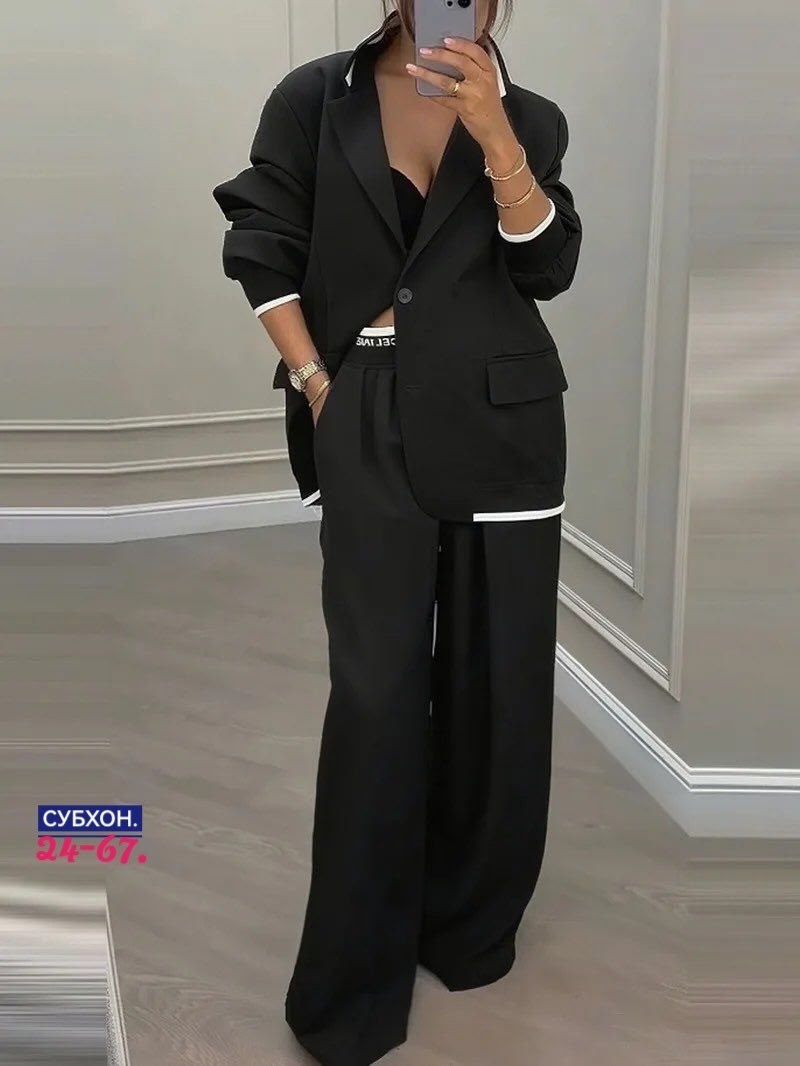 костюм брючный женский классический,костюм женский классический,женские брючные костюмы,стильные костюмы,костюм женский ayim style голубой