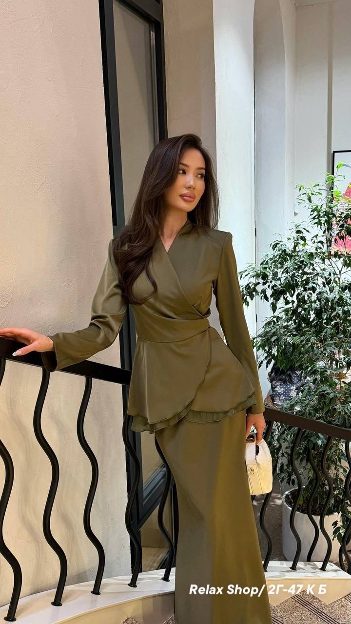 шелковый костюм двойка с юбкой макси by rumi,вечернее платье,брючный костюм,,платья