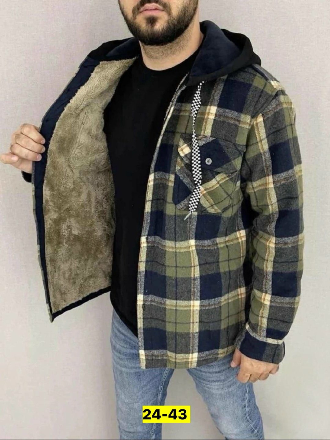 рубашка мужская на меху,рубашка на меху с капюшоном,куртка рубашка мужская,теплая рубашка,рубашка с капюшоном