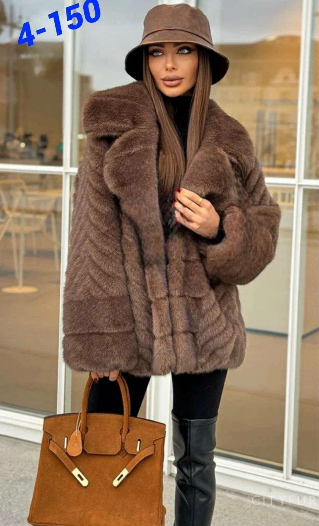 коричневая шуба,шуба из экомеха под норку city furs,короткие шубы из экомеха,женская шуба,норковая шуба