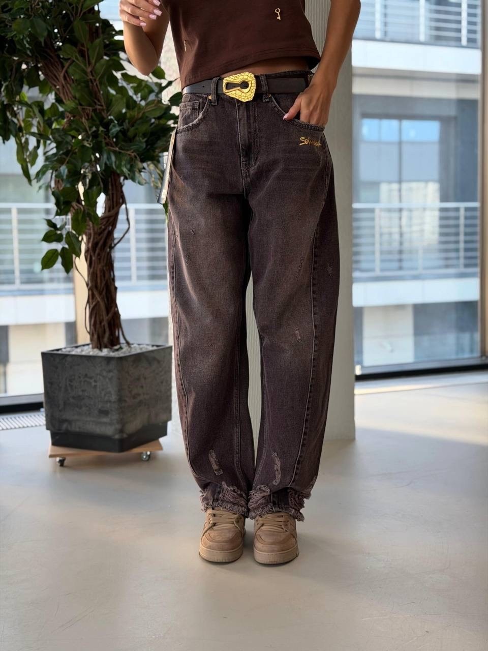 модные джинсы,стильные джинсы,широкие брюки