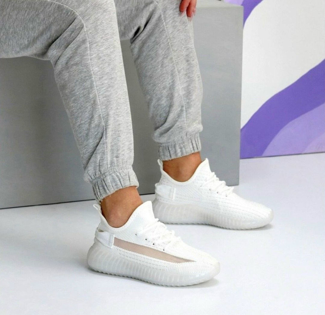 кроссовки женскиe,кроссовки,кроссовки изи белые,белые кроссовки,adidas yeezy boost 350 v2 white