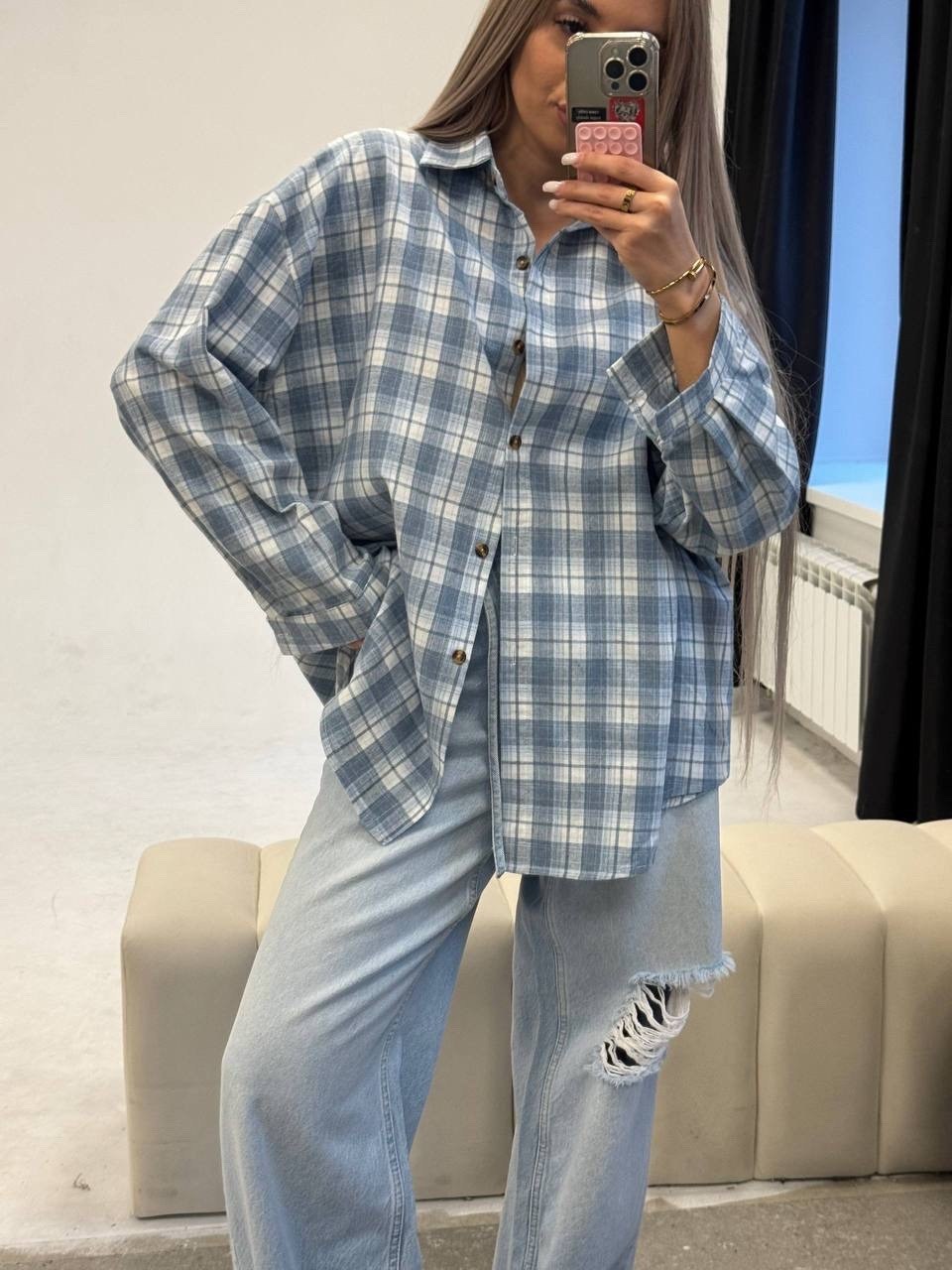 рубашка в клетку женская оверсайз,женская рубашка в клетку,рубашка женская,рубашка в клетку оверсайз saynee,рубашка в клетку оверсайз