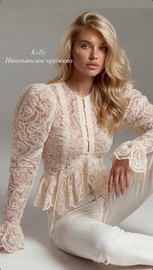 блузка с оборками,блузка стильная,блузка модная,кружевная блузка,женская блузка