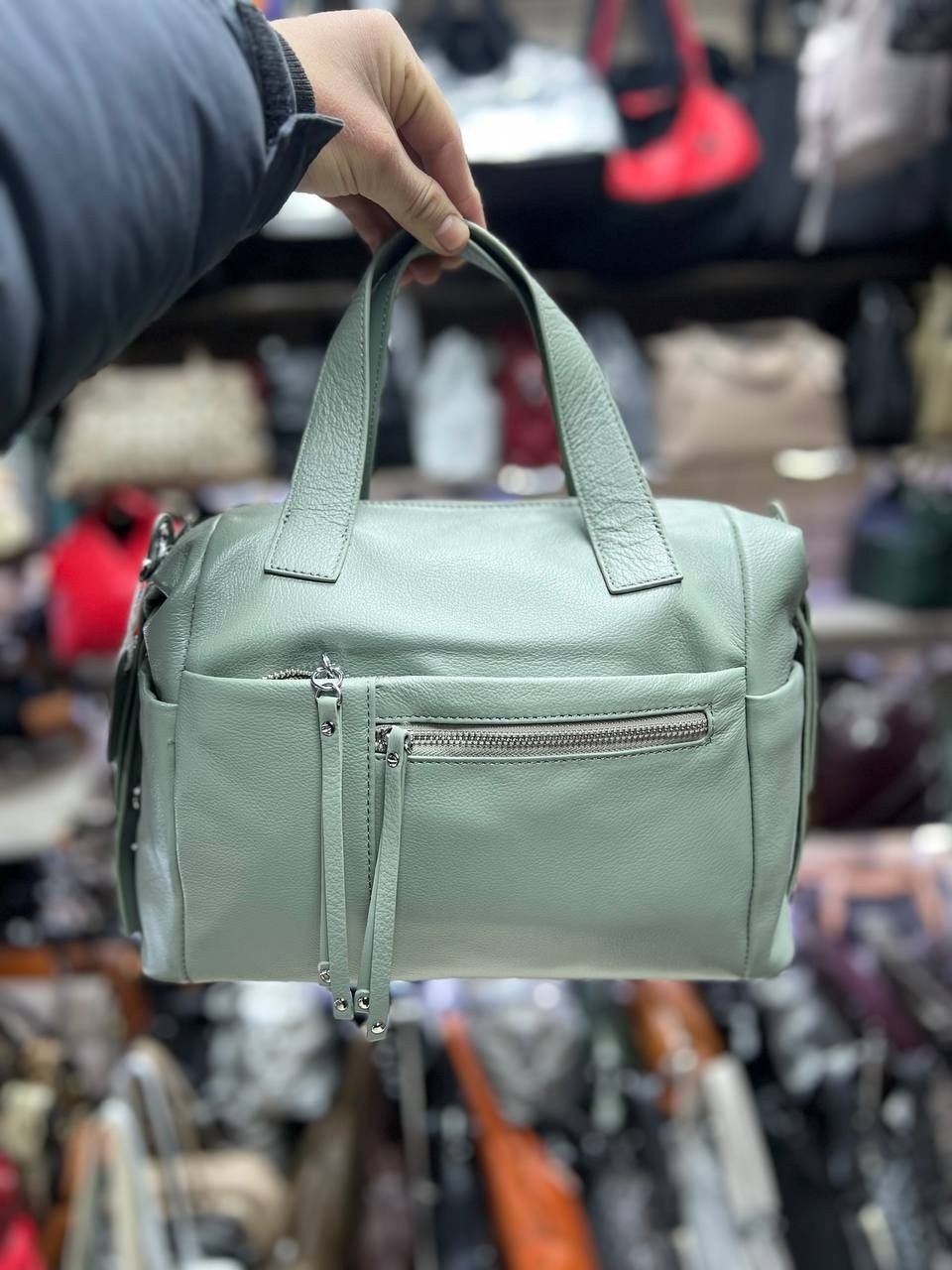 женская кожаная сумка,сумка,сумки женская,сумки женские из натуральной кожи,кожаная сумка зелёная