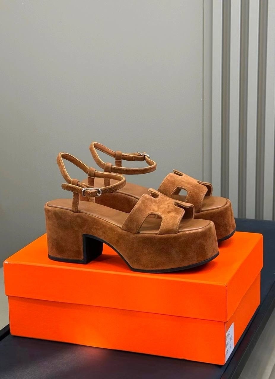 босоножки hermes,босоножки женские hermes,замшевые босоножки,босоножки женские,босоножки коричневые