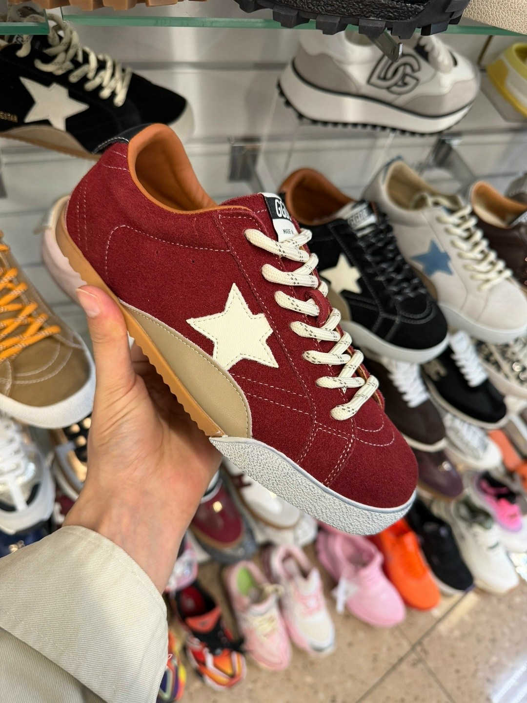 кроссовки golden goose,кеды golden goose superstar замшевые персиковые,golden goose super star,,golden goose sneakers