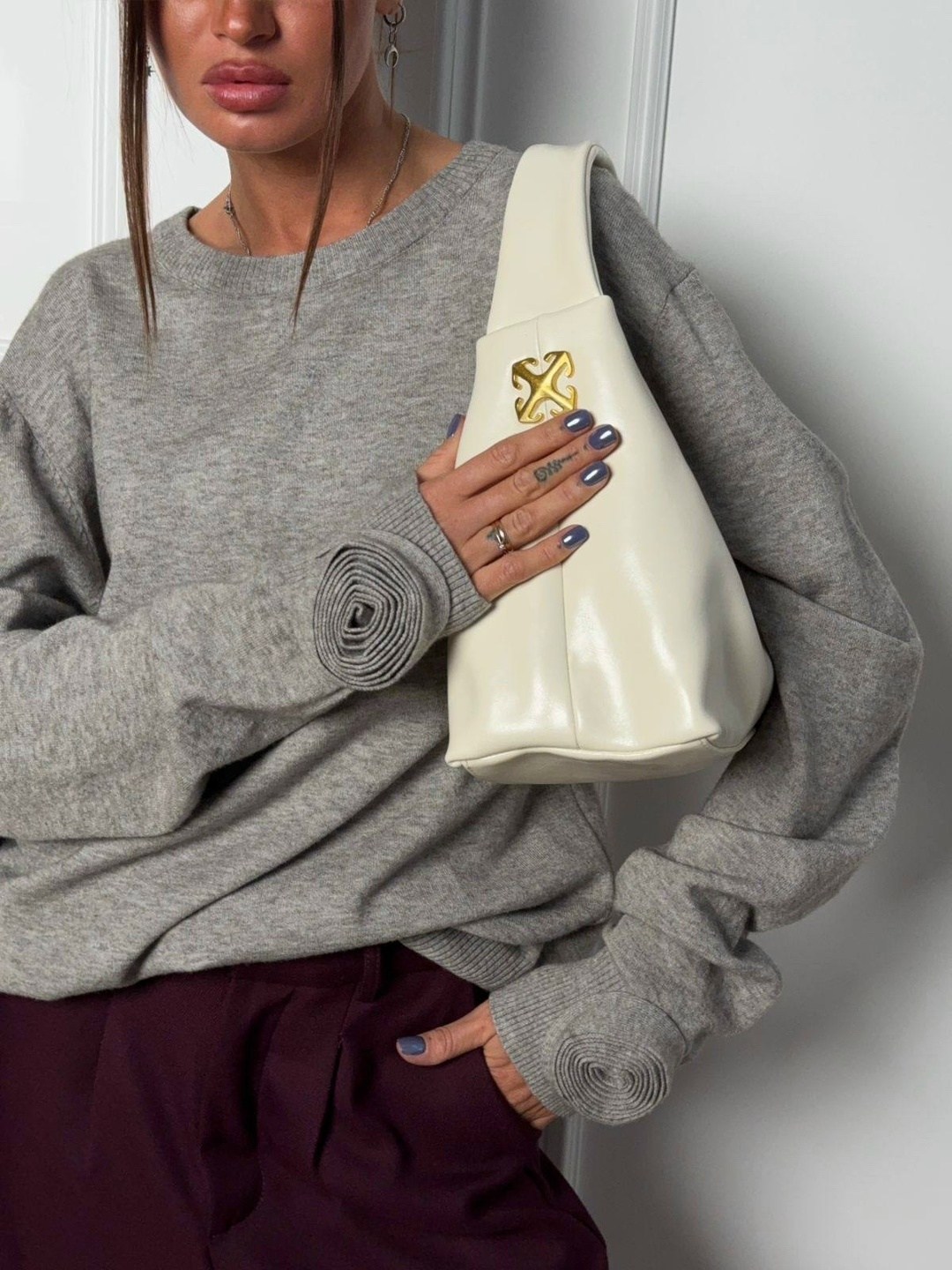 модные образы,женская кофта,стильные образы,джемпер бежевый