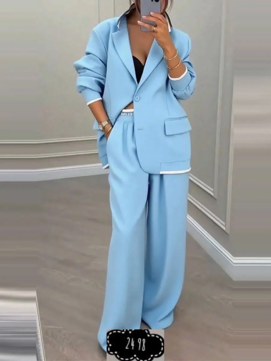 костюм брючный женский классический,костюм женский классический,женские костюмы,женские брючные костюмы,женский классический брючный костюм голубой