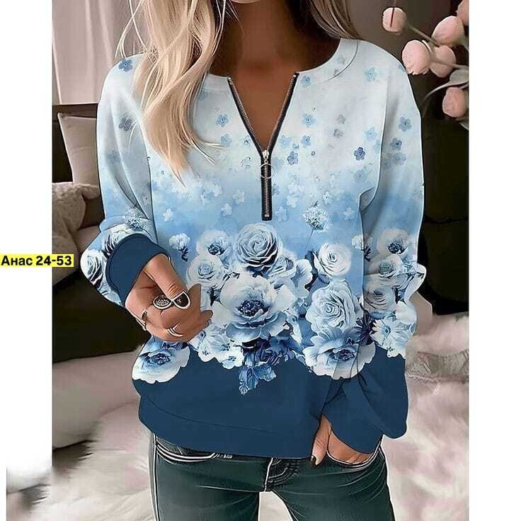 толстовка женская,женская кофта,свитшот женская,модная толстовка,толстовка с цветочными