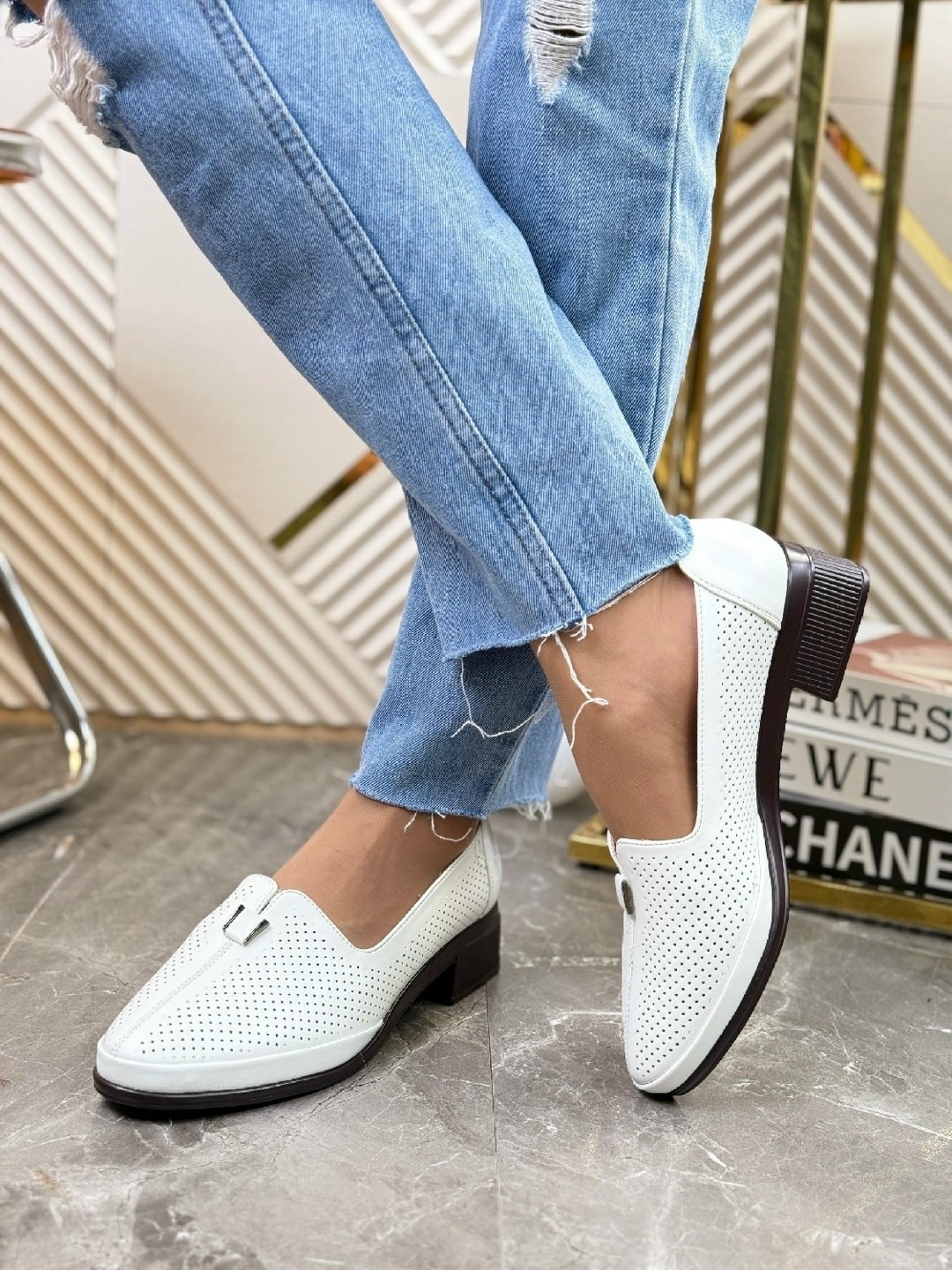 ,туфли с перфорацией,мокасины с перфорацией,мокасины женские,туфли женские