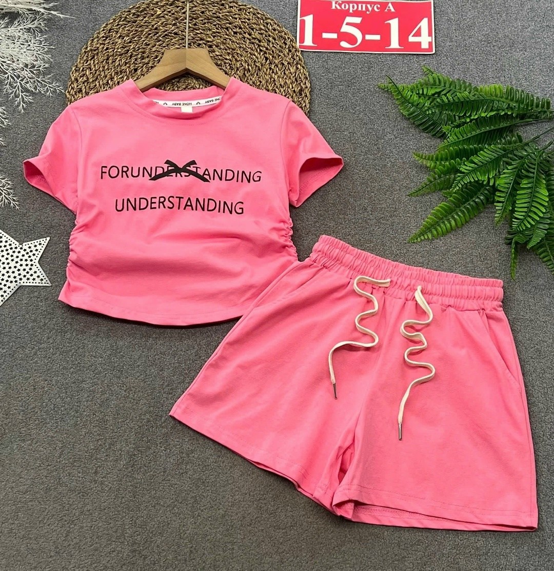шорты для девочек,комплект одежды девочке,комплект одежды,костюм для девочек,комплект с шортами