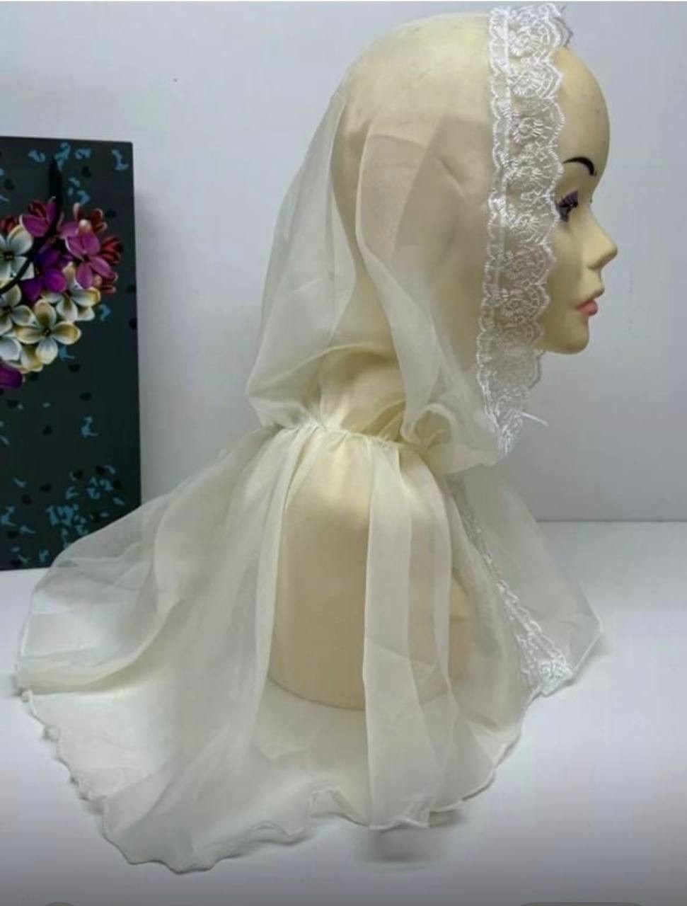 платок для храма,церковный платок,платок в церковь,платок для храма церковный белый женский на голову косынка капор,платок венчания