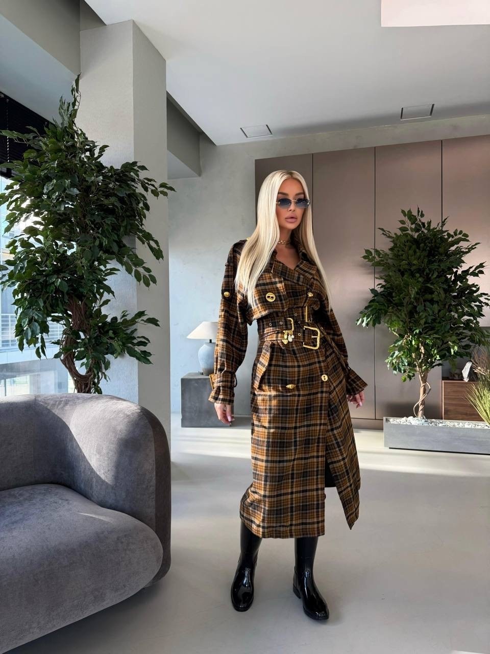 пальто в клетку,стильное пальто,пальто модное,пальто женские,пальто демисезонная