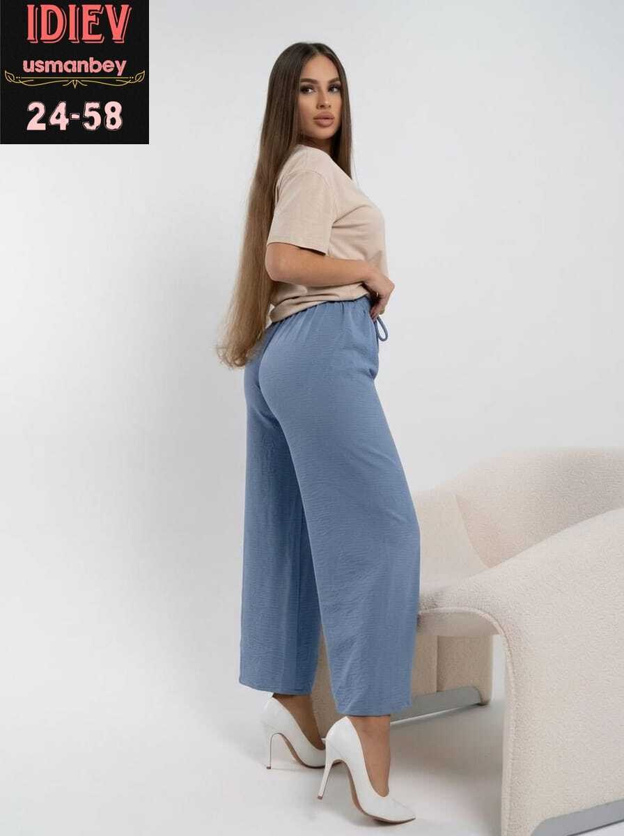 брюки женские палаццо,брюки женские палаццо на резинке,брюки женские палаццо однотонные нина ф,женские брюки,брюки палаццо