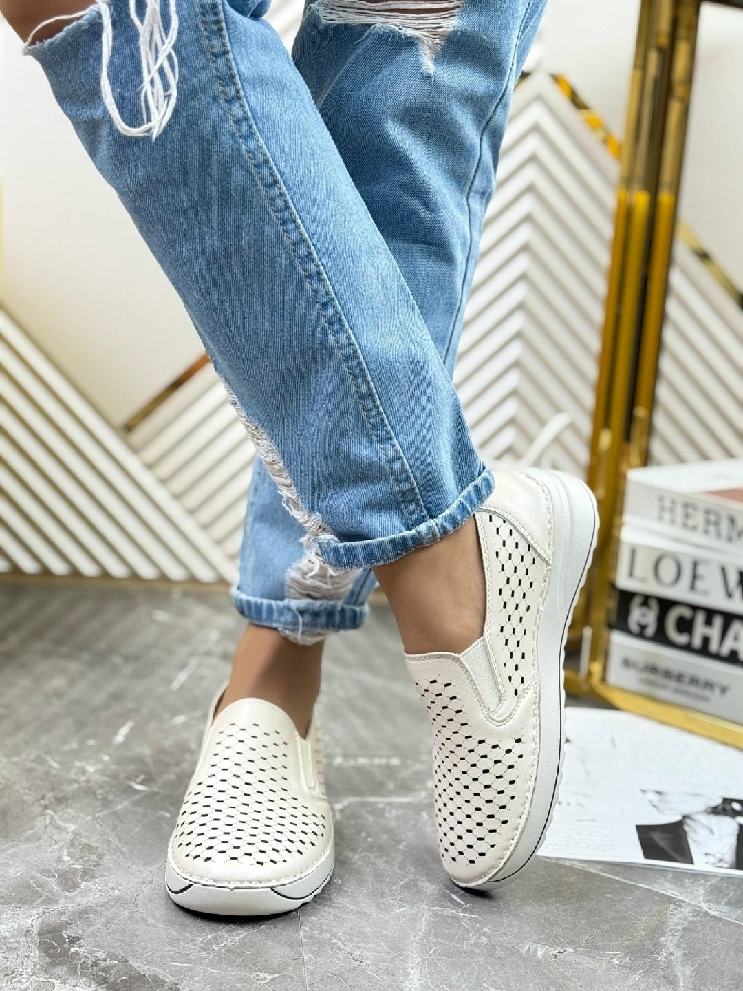 ,слипоны с перфорацией женские,слипоны женские,слипоны с перфорацией,слипоны летние