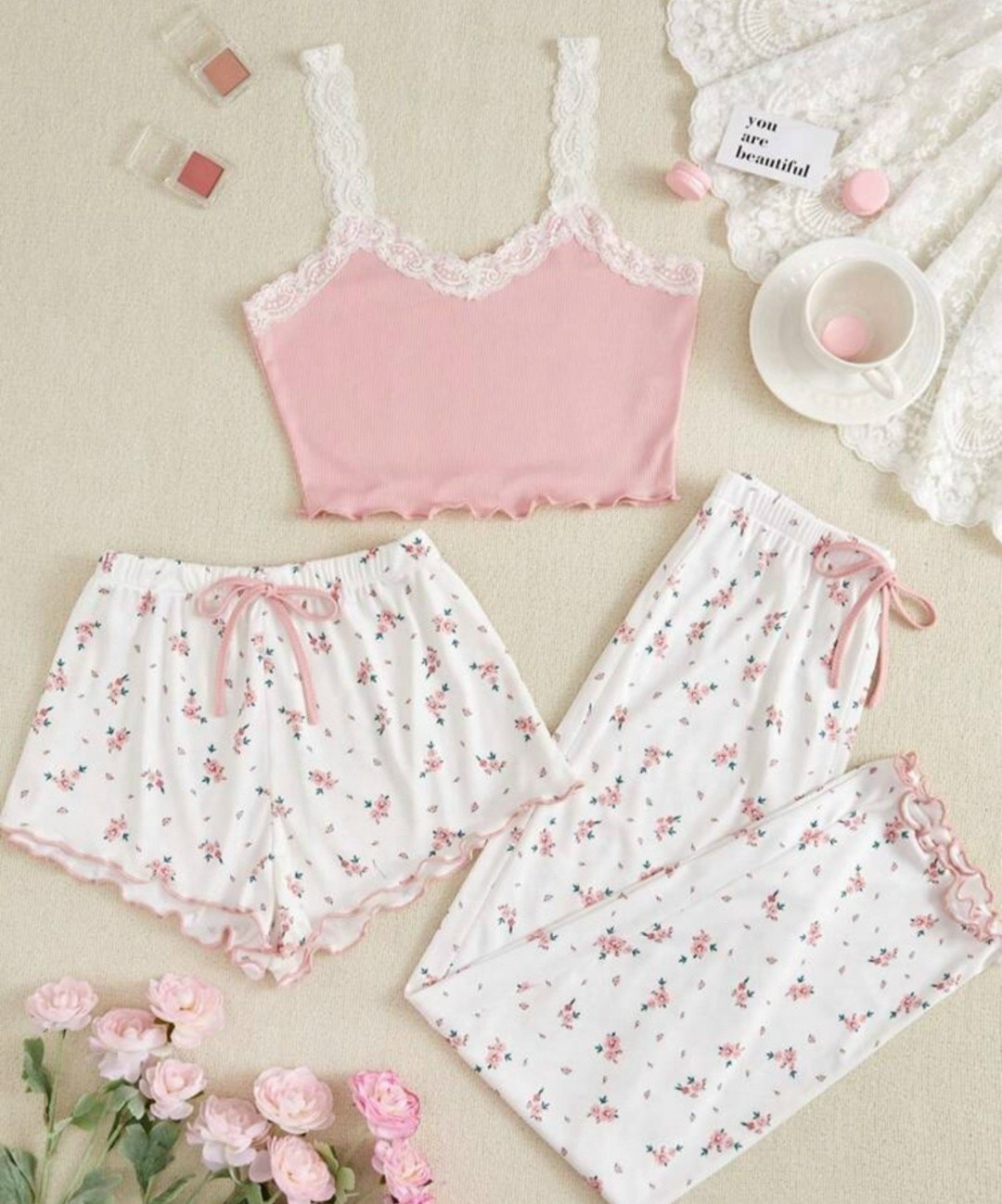 женские пижамные комплекты,пижама женская,комплект пижама,комплект женской пижамы,женский пижамный комплект из 3 предметов