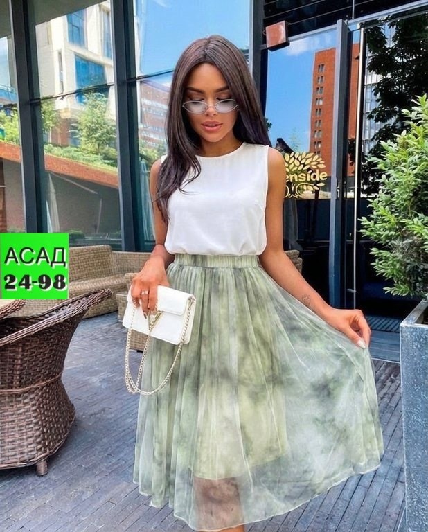 юбка с кофтой,юбка с фатином,юбка фатин,юбка стильная,платье с фатином