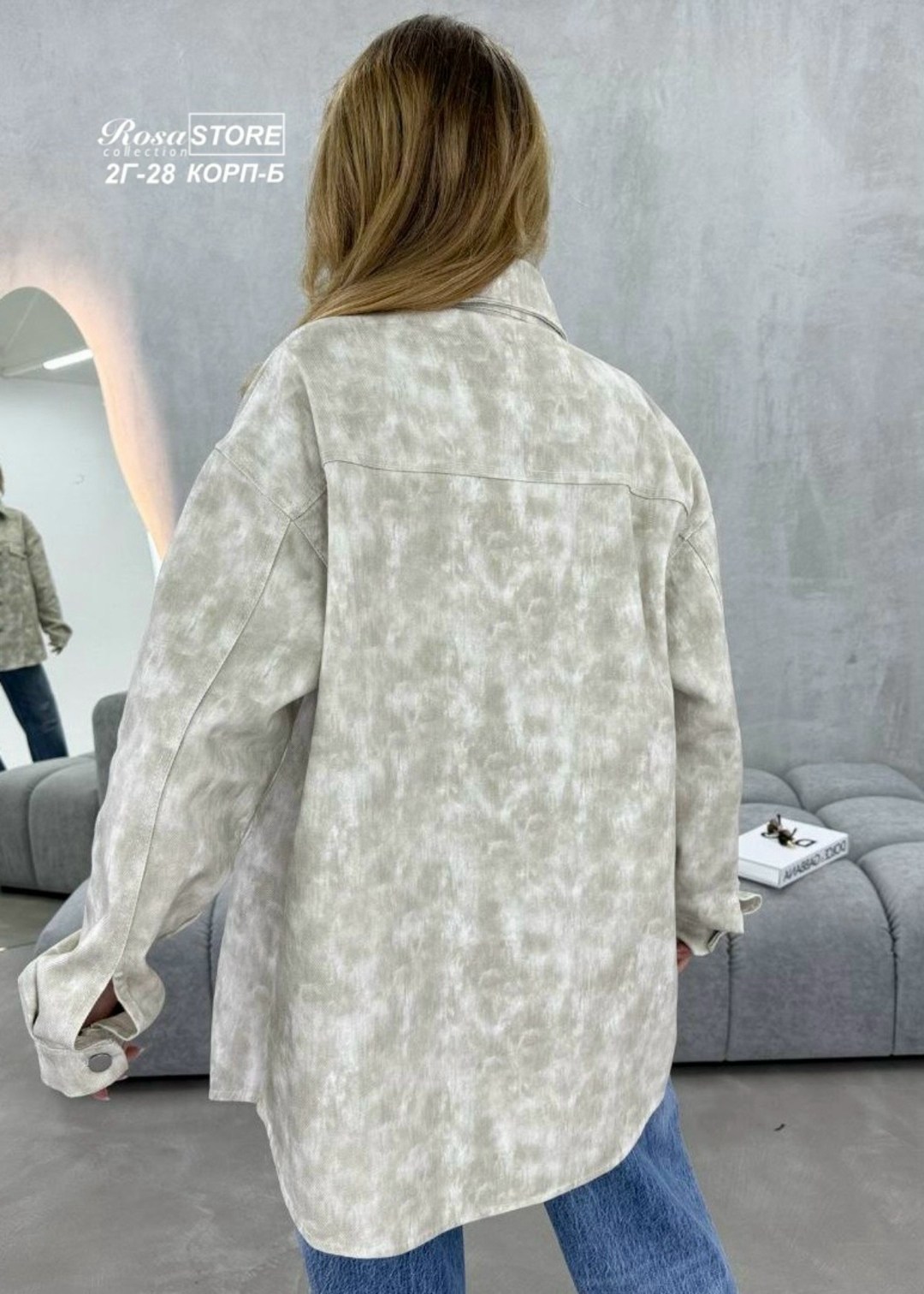 рубашка в клетку оверсайз варенка umalook,рубашка джинс,женская рубашка,джинсовая куртка,