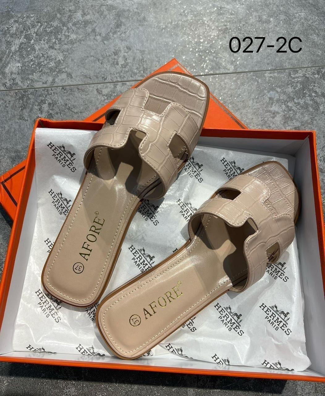 шлепки эрмес бежевые,шлепки эрмес беж,шлепки hermes женские,,шлепки гермес