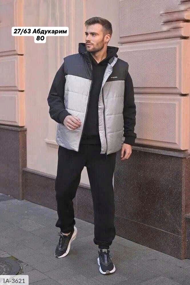 костюм тройка на флисе,мужские спортивные костюмы,жилетка на синтепоне,мужской теплый спортивный костюм на флисе с жилетом,костюм на флисе