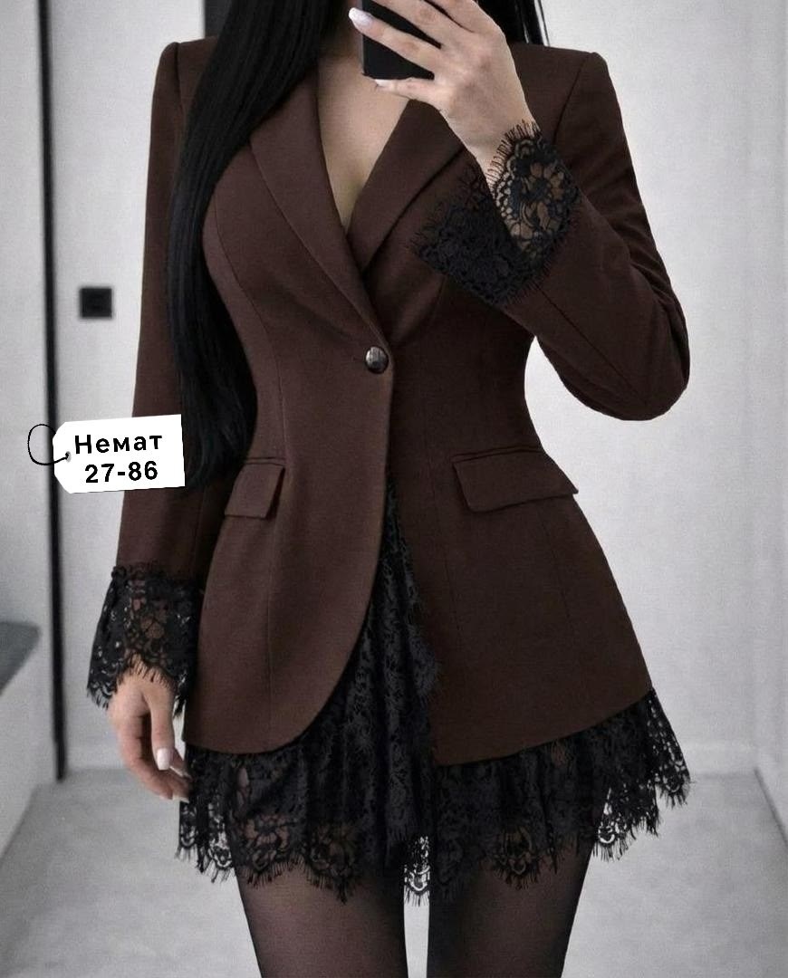 жакет,женские пиджаки,пиджак с кружевом,костюм