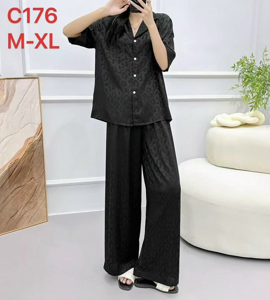 пижама женская шелковая cо штанами,пижама шелковая со штанами и рубашкой комплект,пижама для женщин с,женский пижамный комплект,пижама женская с брюками