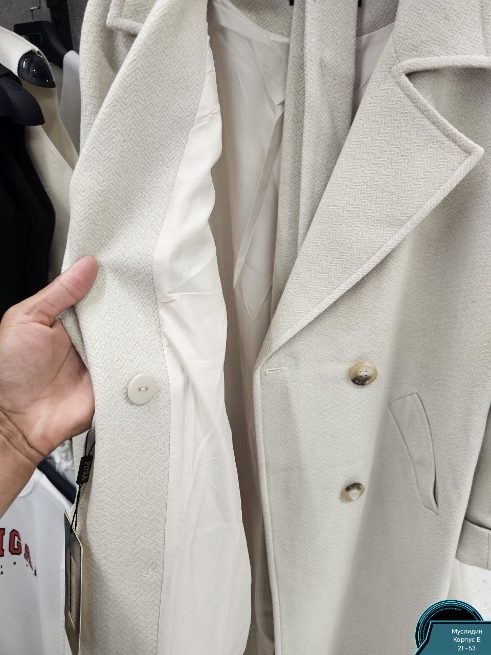 классическое двустороннее кашемировое пальто,пальто женское,женское двустороннее удлиненное пальто из 100% кашемира,двубортное пальто прямого кроя,шерстяное пальто