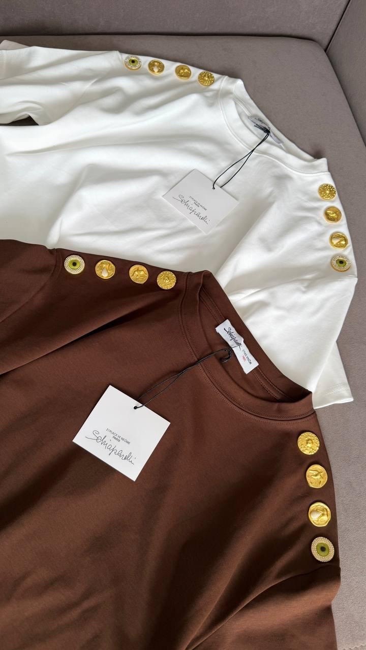 футболка balmain,хлопковая футболка balmain,balmain белая футболка с золотым логотипом,женская футболка,футболки для женщин