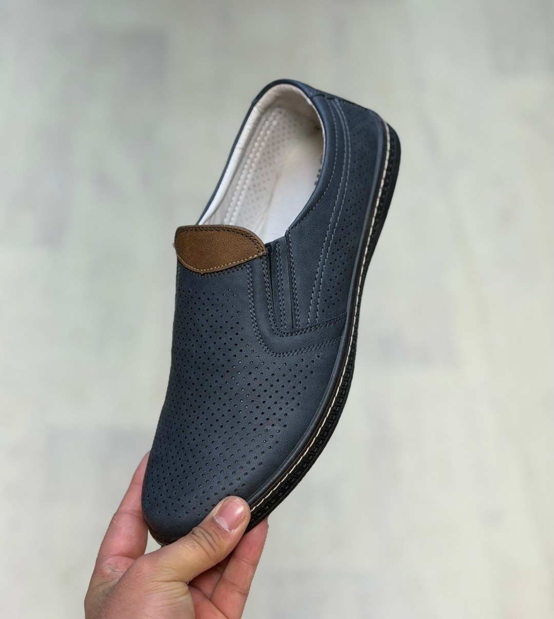 ,туфли мужские летние кожаные с перфорацией,туфли мужские,мокасины с перфорацией,мужская