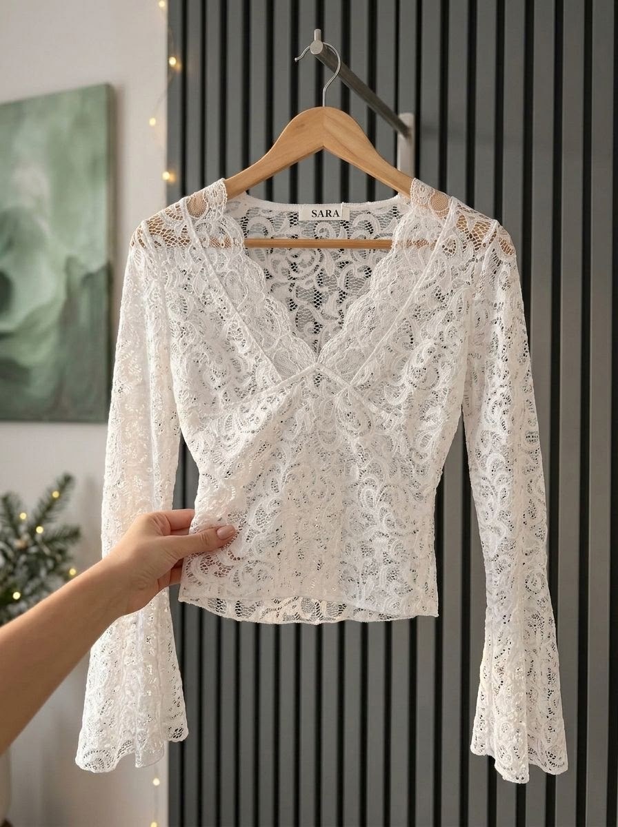блузка элегантная,женская кружевная блузка,кружевная блузка,блузка женская,блузка с длинными рукавами