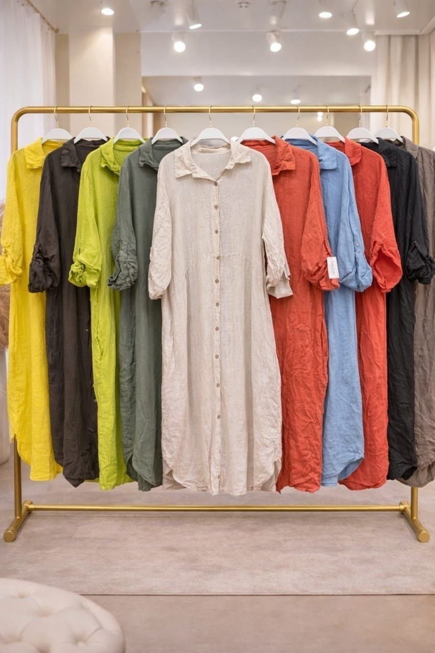 платье рубашка длинная,длинное платье,льняное платье рубашка,свободное платье,платье рубашка