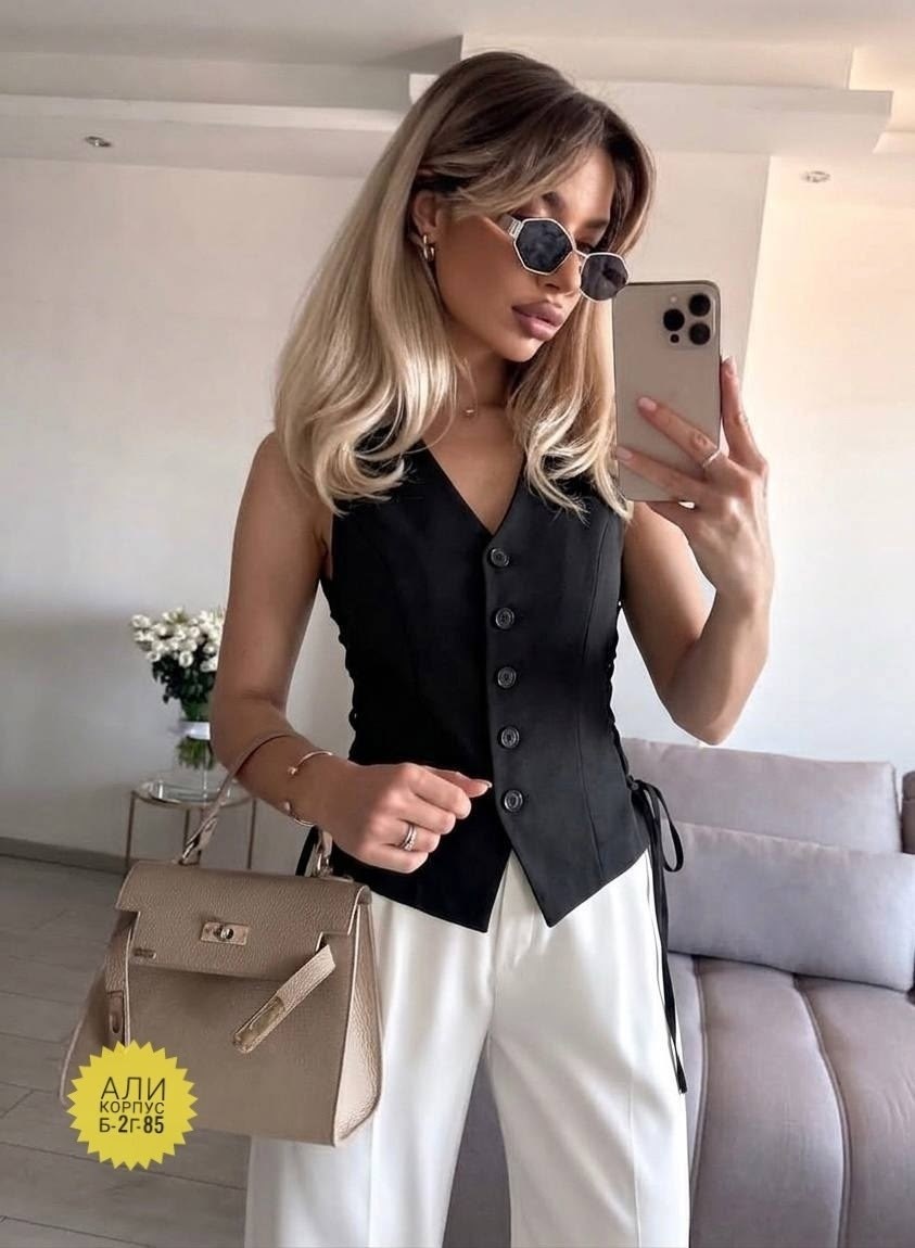 жилетка женская,жилетка на завязках,жилет женский,жилет классический,жилет на завязках