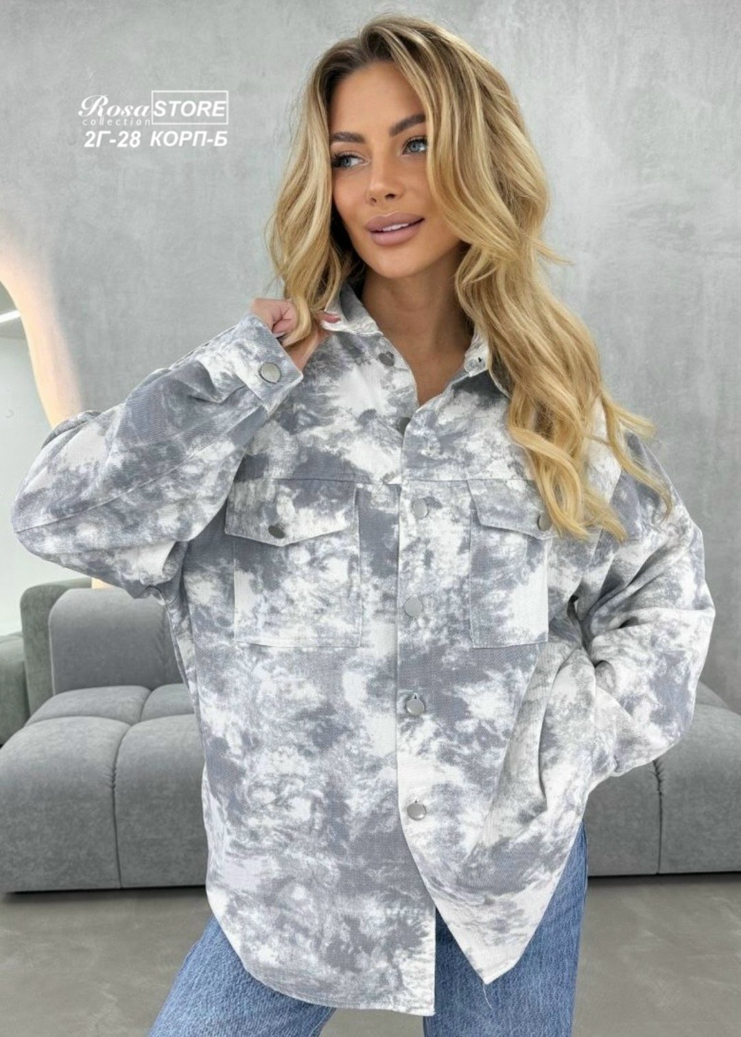 рубашка в клетку оверсайз варенка umalook,рубашка джинс,женская рубашка,джинсовая куртка,